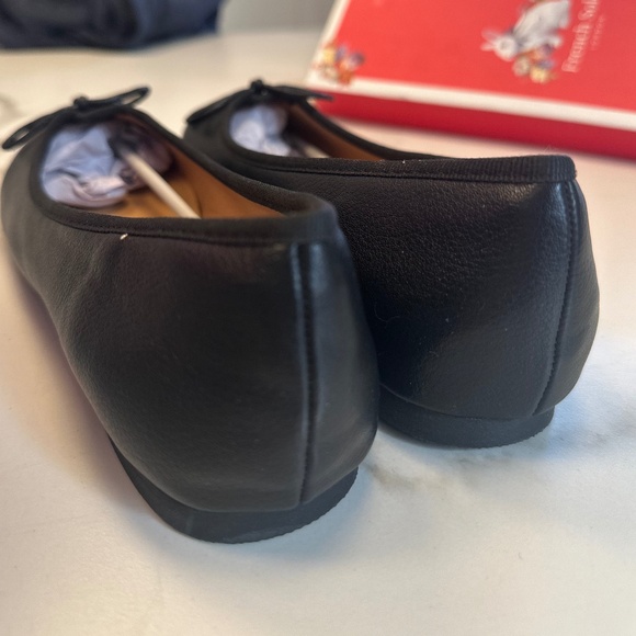 FRENCH SOLE Lola Black Leather Round Toe Ballet Flats - EUR 42 - Picture 10 of 15
